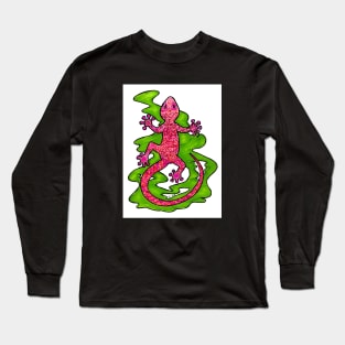 Pink Gecko Long Sleeve T-Shirt